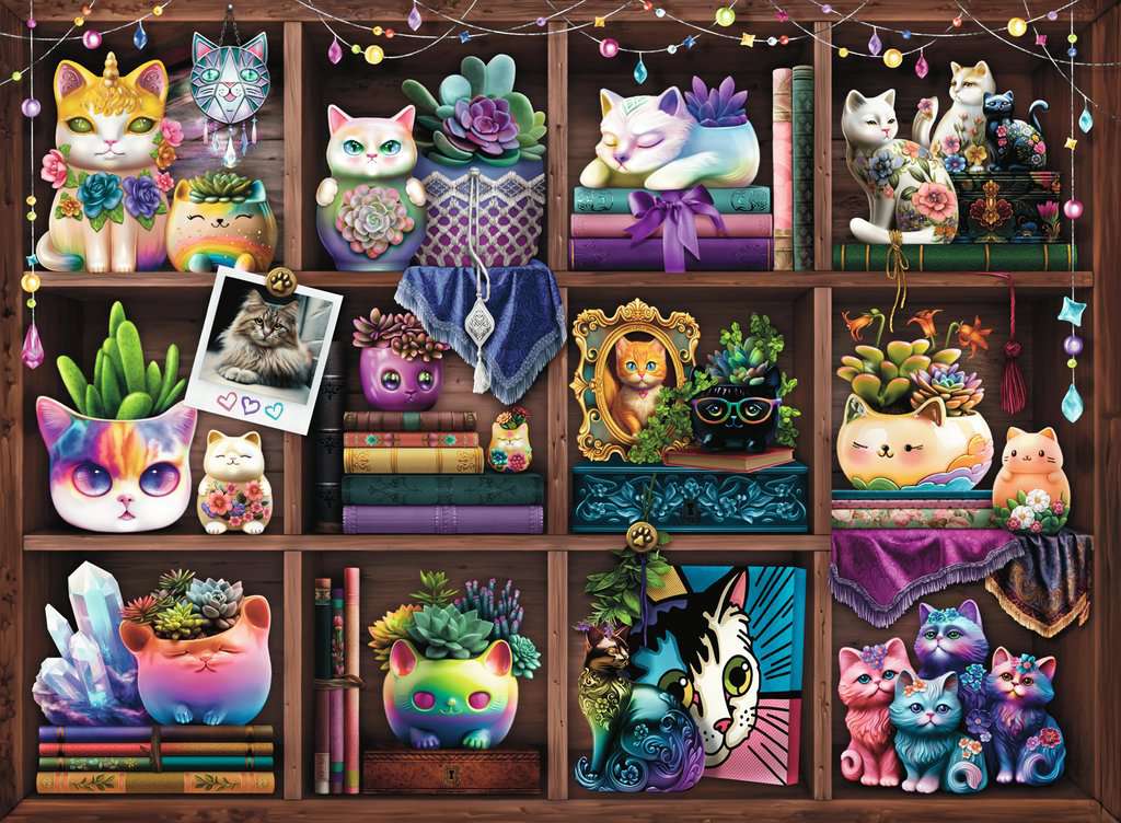 DMG Ravensburger Cats et plantes succulentes (500pcs) (boîte endommagée)