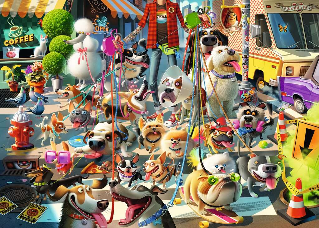 Ravensburger The Dog Walker, Dean MacAdam (1000pcs)