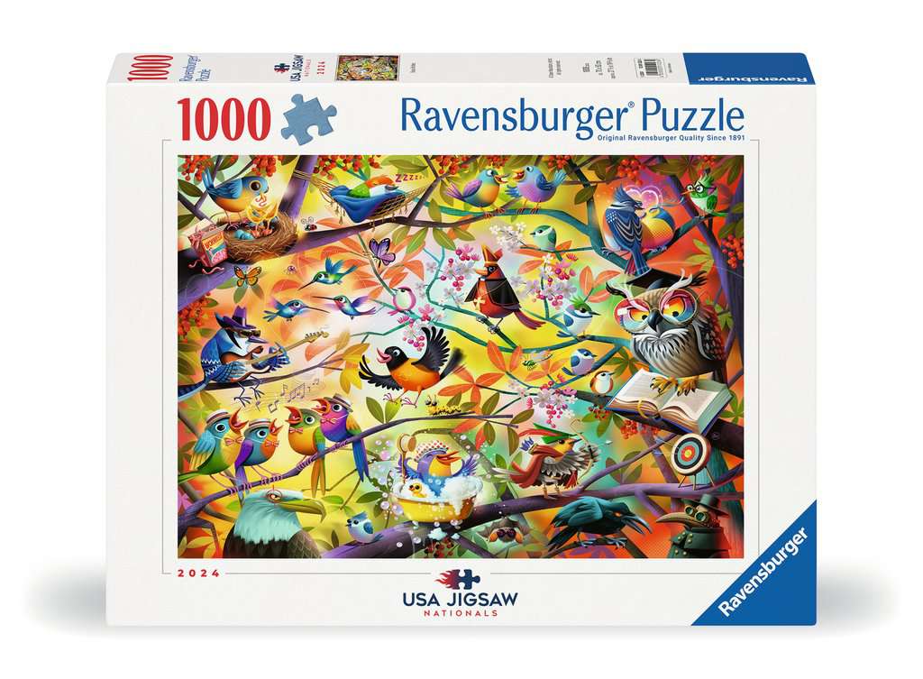 Ravensburger Busy Birdies, Dean Macadam (1000pcs)