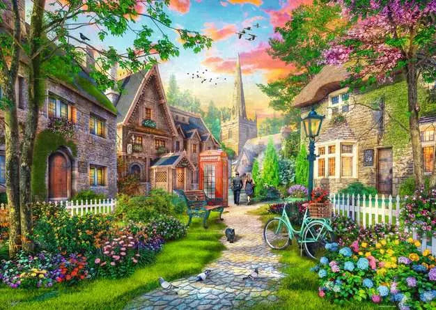 Ravensburger No. 4 Down the Lane - Church Lane, Dominic Davison (1000pcs)