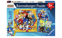 Ravensburger Sonic The Hedgehog (3 x 49 PC)