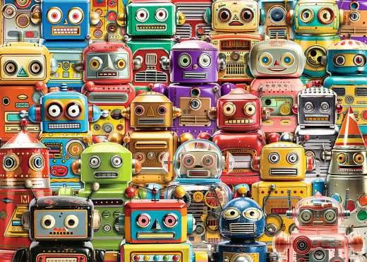 Ravensburger Retro Robots (500 Large pcs)