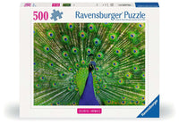 Ravensburger Colorful Animals - Peacock (500pcs)