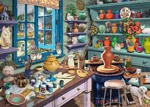 PFG Ravensburger Pottery Studio Shed (1000pcs) (Usage/Used - PUZZLES FOR GOOD)
