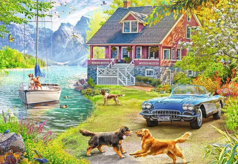 Ravensburger Summer Lake House, Angelo Bonito (200 XL pcs)