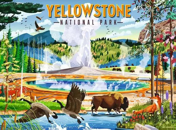 Ravensburger Yellowstone National Park (500pcs)