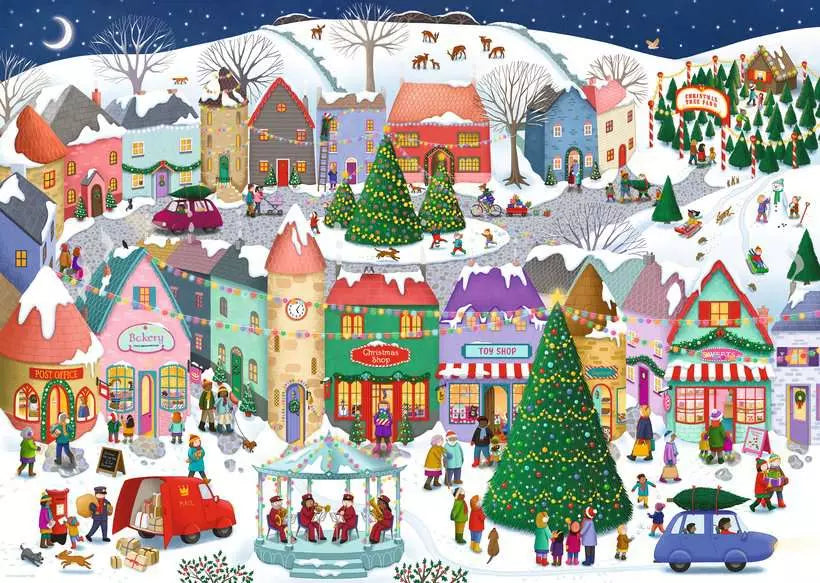 Ravensburger Christmas Town (1000pcs)