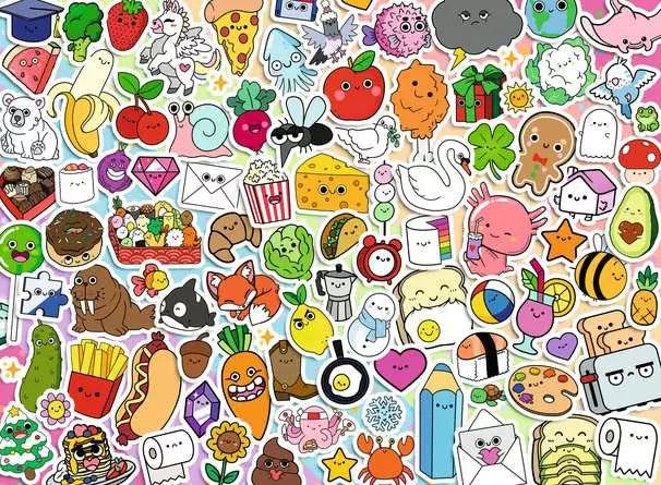 Ravensburger Cute Kawaii Chaos (500pcs)