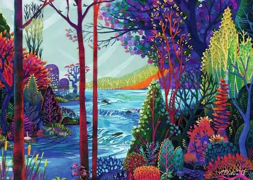 Ravensburger La forêt d'indigo (1000 pièces)