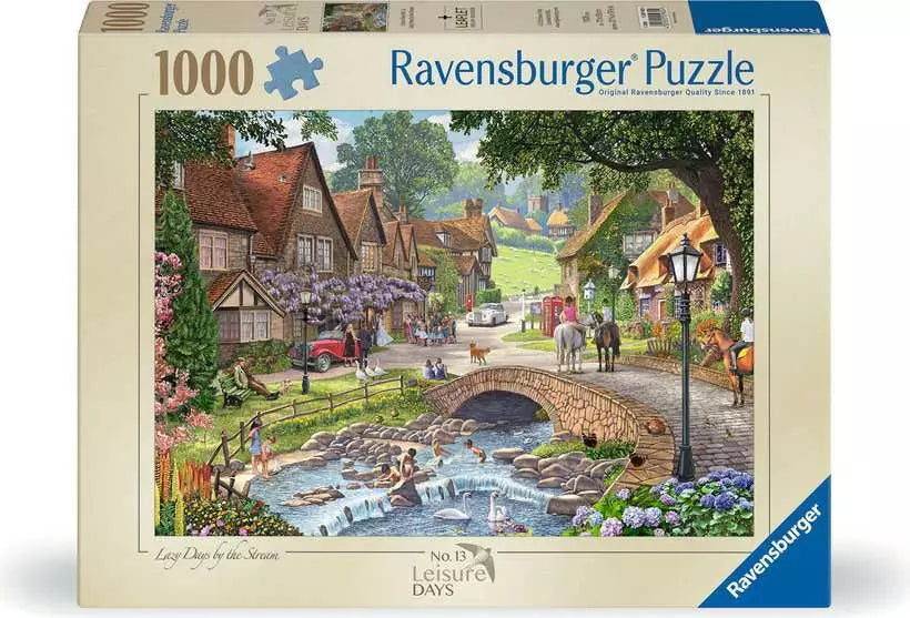 Ravensburger Leisure Days No. 13 - Lazy Days by the Stream (1000pcs)