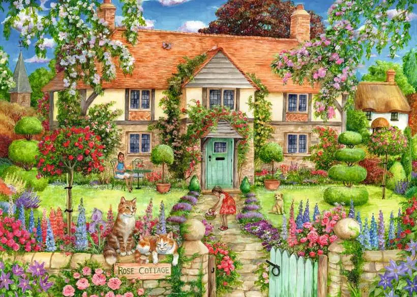 DMG Ravensburger Rose Cottage (1000pcs) (DAMAGED BOX)