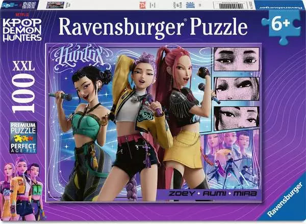 Ravensburger K-Pop Demon Hunters - Happy Fans, Happy Honmoon! (100 XXL)