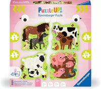 Ravensburger Puzzle Up! Farm Animals (4/6/8/10pcs)