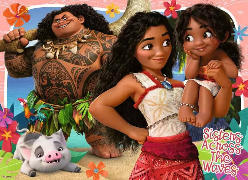 Ravensburger Disney Moana 2 - Bumper Puzzle Pack (4 x 100pcs)