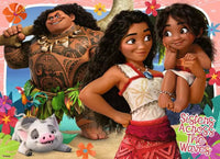 Ravensburger Disney Moana 2 - Pack de puzzle de pare-chocs (4 x 100pcs)