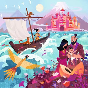 Ravensburger Tales Around the World - Momotarō, the Peach Boy (64pcs)