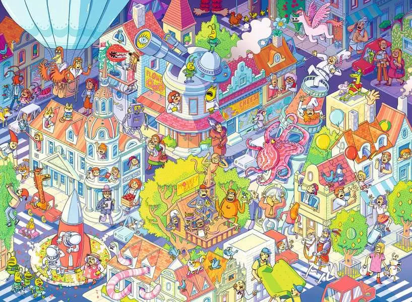 Ravensburger A Day in Chaosville (100 XXL)
