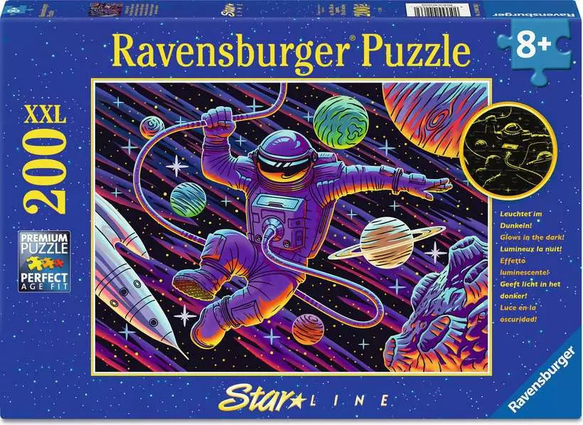 Ravensburger Outer Space Adventure Starline (200 XXL) (Glow-in-the-dark)