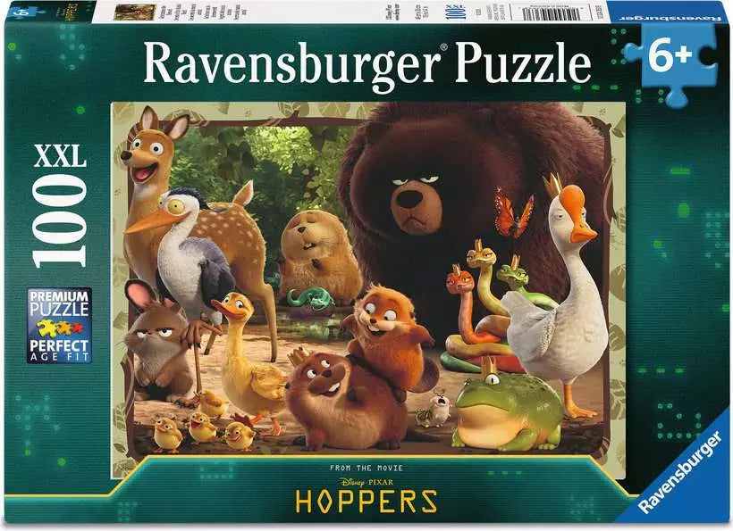 Ravensburger Disney Hoppers - Secrets of the Animal World (100 XXL)