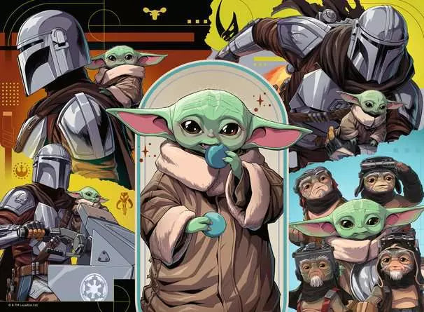 Ravensburger Star Wars - The Mandalorian & Grogu (100 XXL)