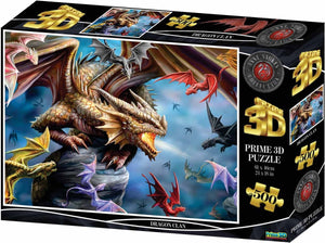 Anne Stokes - Dragon Clan (Puzzle 3D) (500pcs)