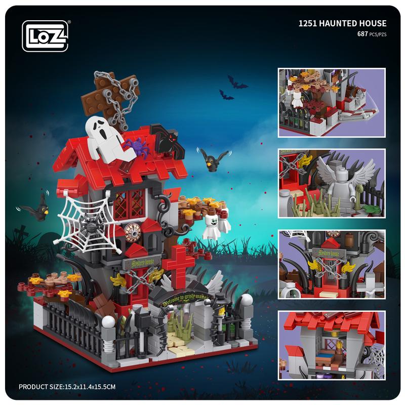 LOZ Créatif - Maison Hantée (687 pièces)