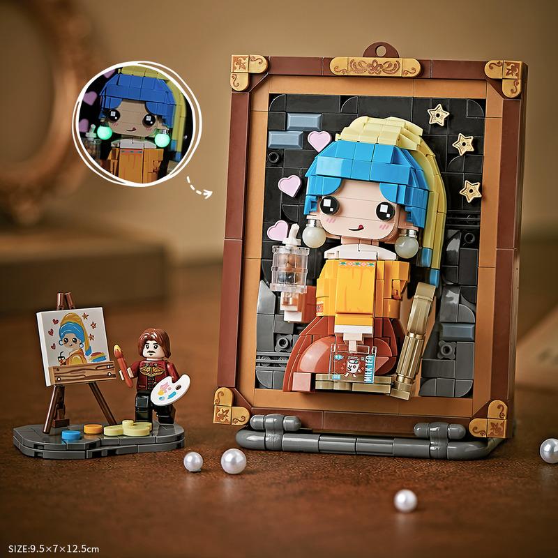 LOZ Creative - La fille au thé aux perles (676 pièces)