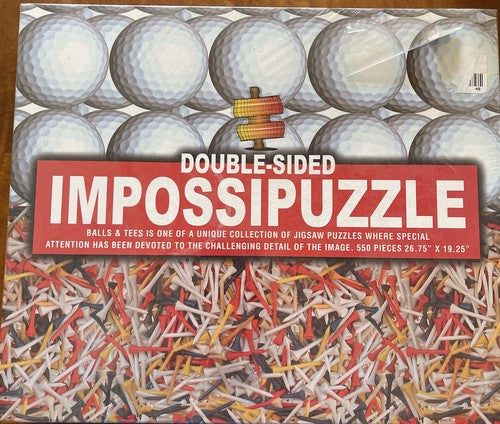 PFG Impossipuzzle - Balles et tees de golf (double face) (Utilisation - PUZZLES FOR GOOD)