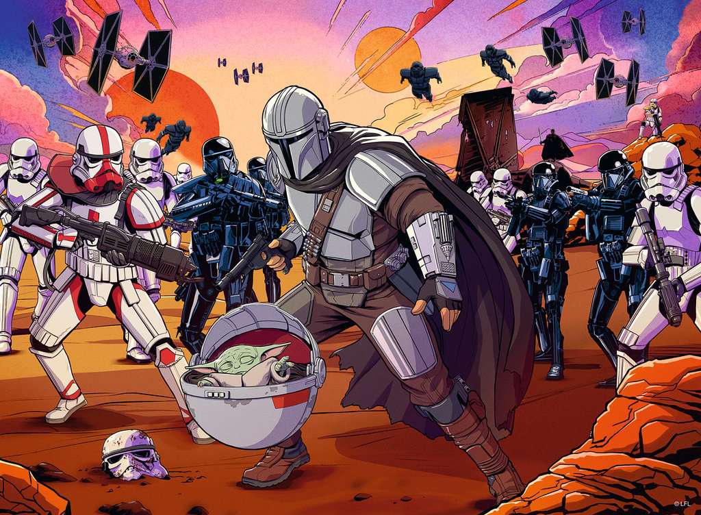 Ravensburger The Mandalorian Face-Off (200 XXL)