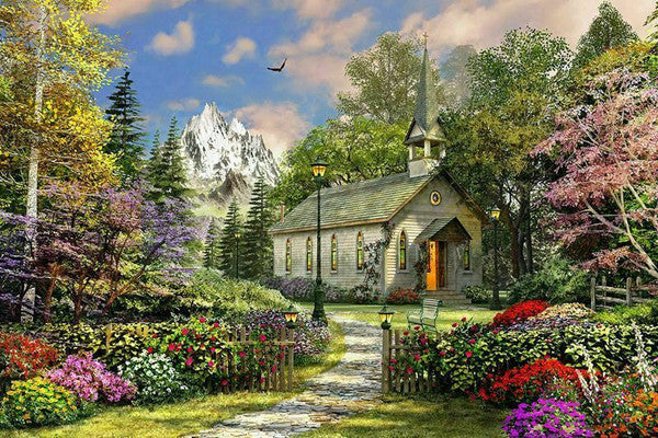 Puzzles to Remember - Mountain View Chapel (36pcs)