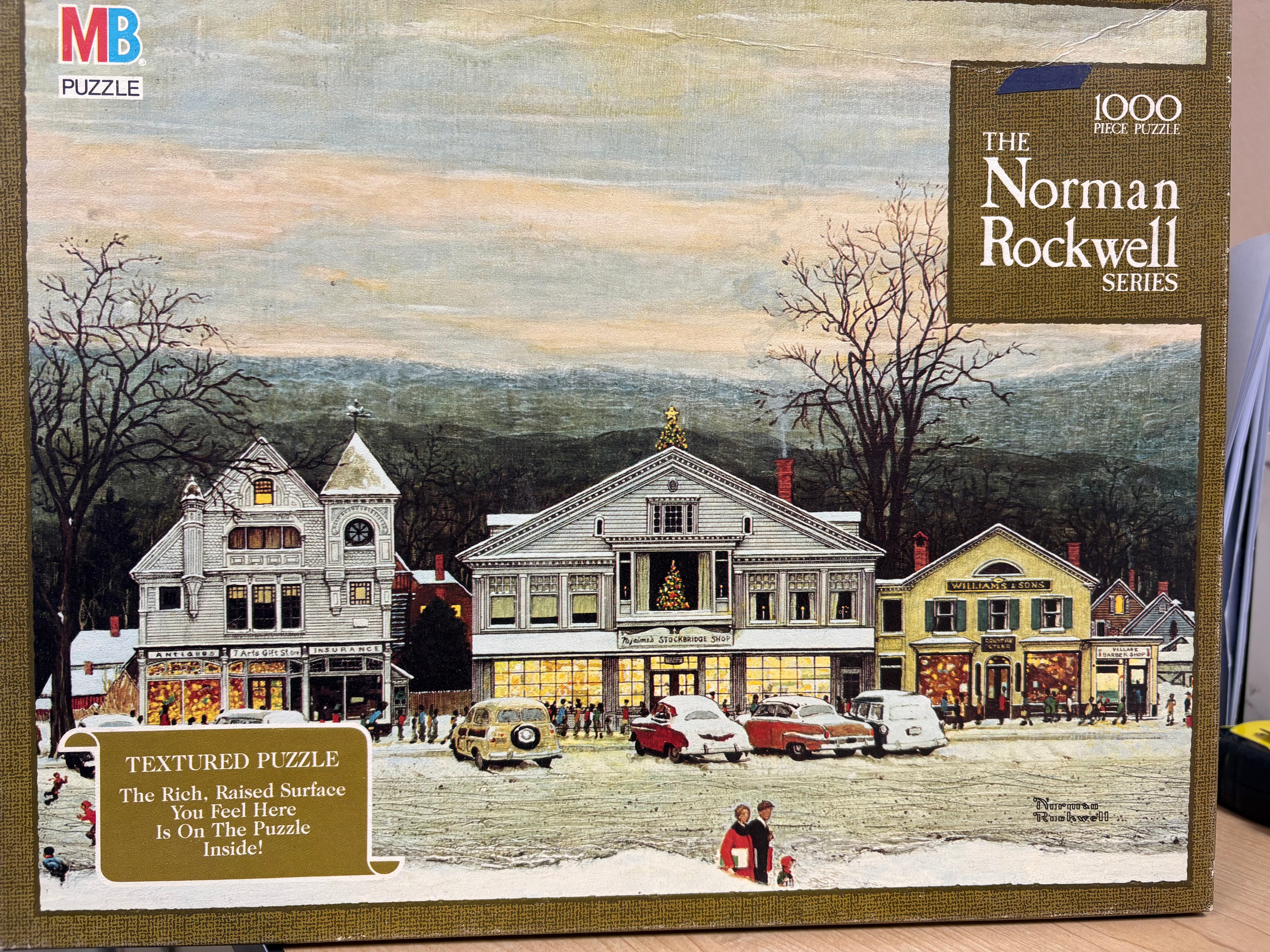 PFG Norman Rockwell - Main Street Stockbridge (Usage/Used - PUZZLES FOR GOOD)