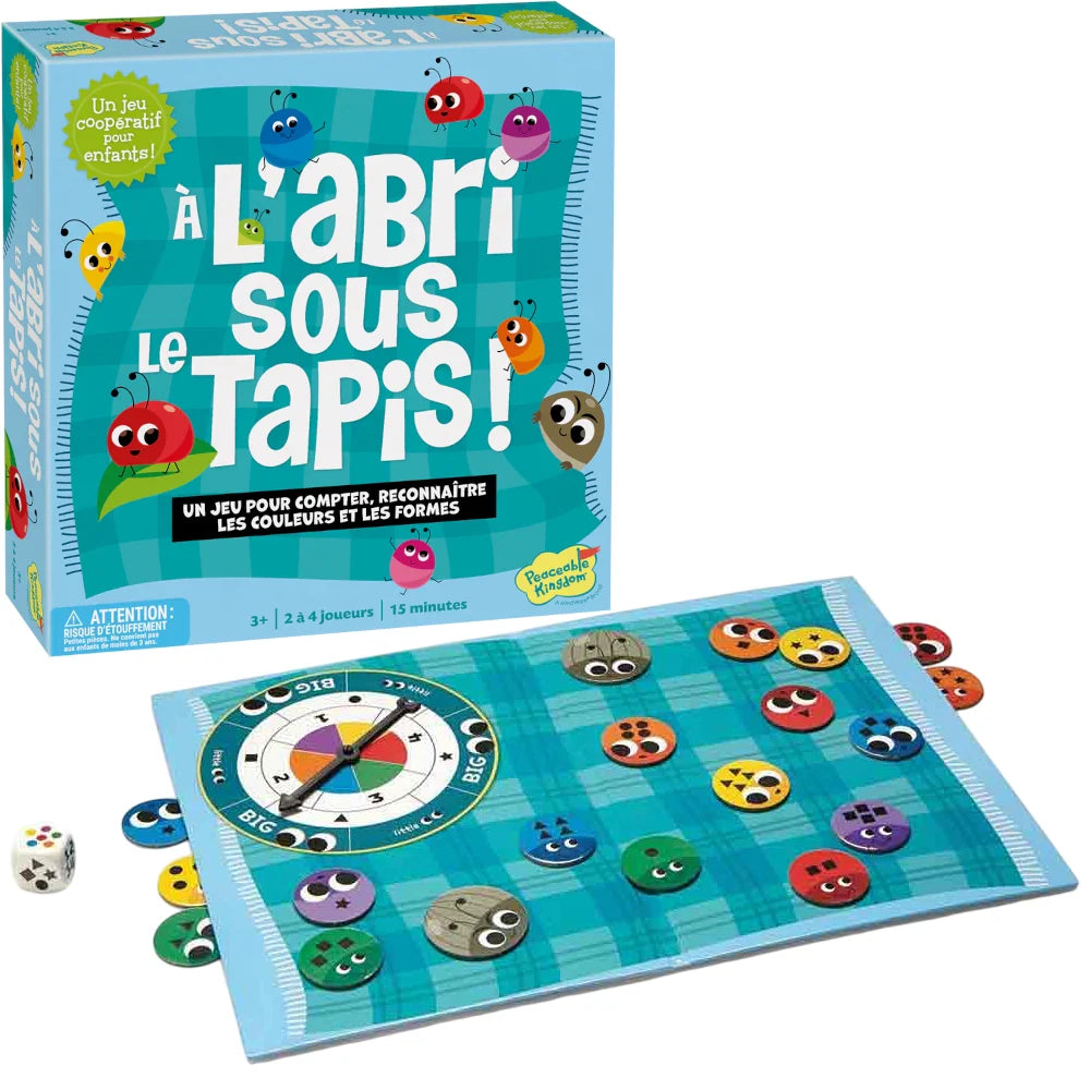 À l'abri sous le tapis !