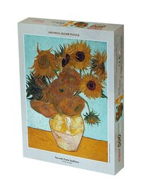 Vase with Twelve Sunflowers Mosaic