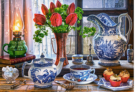 PFG Still Life with Tulips, Marcus Rodriguez (Usage/Used - PUZZLES FOR GOOD)