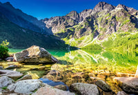 Sunrise à Morskie Oko, Tatras, Pologne (1500pcs)
