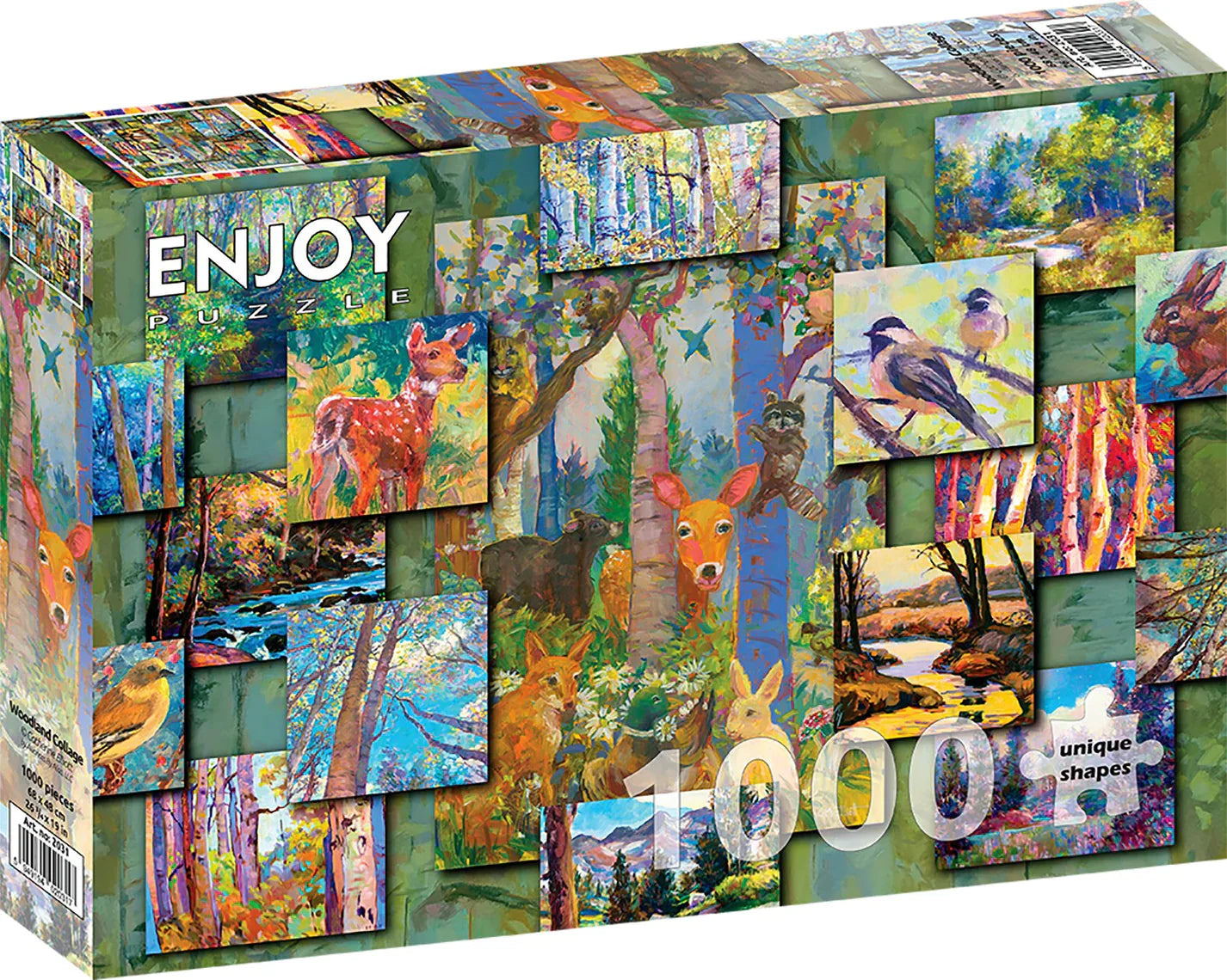 Enjoy- Woodland Collage (1000pcs)