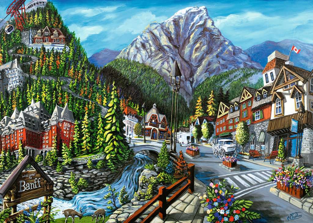 Ravensburger Welcome to Banff - Canadian Collection (1000pcs)