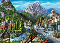PFG Ravensburger Bienvenue à Banff - Collection canadienne (1000pcs) (utilisation / utilisée - puzzles pour de bon)