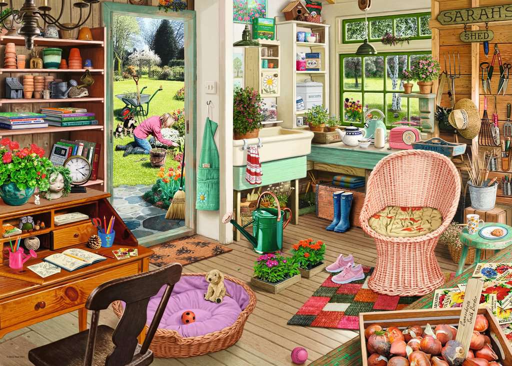 Ravensburger My Haven # 8 - The Garden Shed (1000pcs)