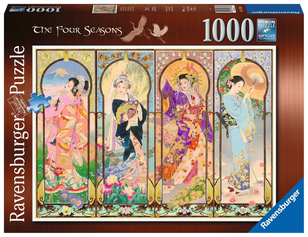 PFG Ravensburger Four Seasons, Haruyo Morita (1000pcs) (Usage/Used - PUZZLES FOR GOOD)