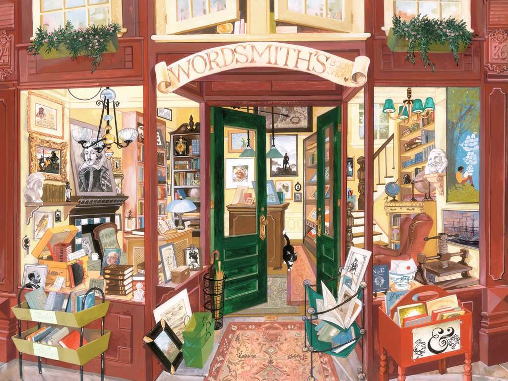 PFG Ravensburger Wordsmith's Bookshop (1500pcs) (Usage/Used - PUZZLES FOR GOOD)