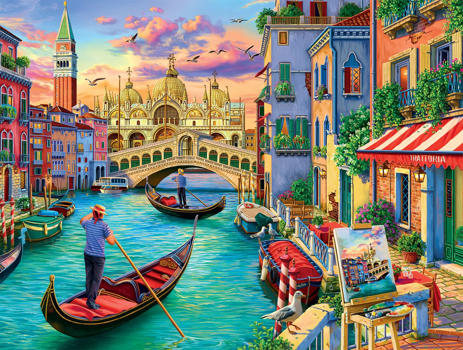 PFG Cities in Color: Sights of Venice (750pcs) (Usage/Used - PUZZLES FOR GOOD)