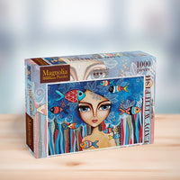 Lady avec du poisson - Romi Lerda (1000pcs)