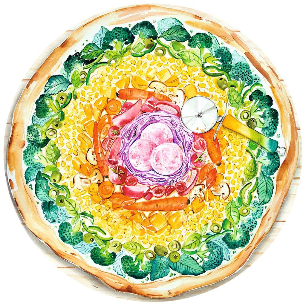 Ravensburger Circle of Colors - Pizza (500pcs)