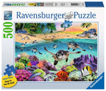 DMG Ravensburger Race of the Baby Sea Turtles (500pcs) (boîte endommagée)