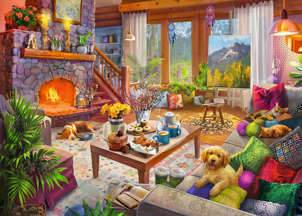 Ravensburger Cozy Cabin (1000pcs)
