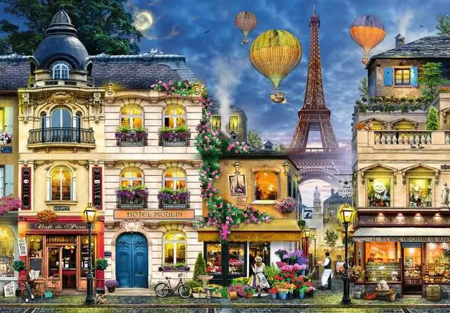 DMG Ravensburger Evening Walk in Paris (18000pcs) (DAMAGED BOX)