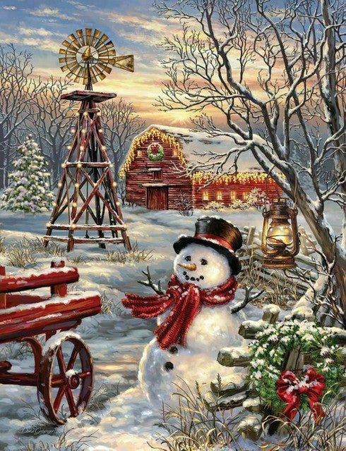 PFG Winter Windmill (500pcs) (Usage/Used - PUZZLES FOR GOOD)