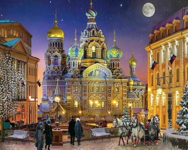 PFG Russian Christmas (1000pcs) (Usage/Used - PUZZLES FOR GOOD)