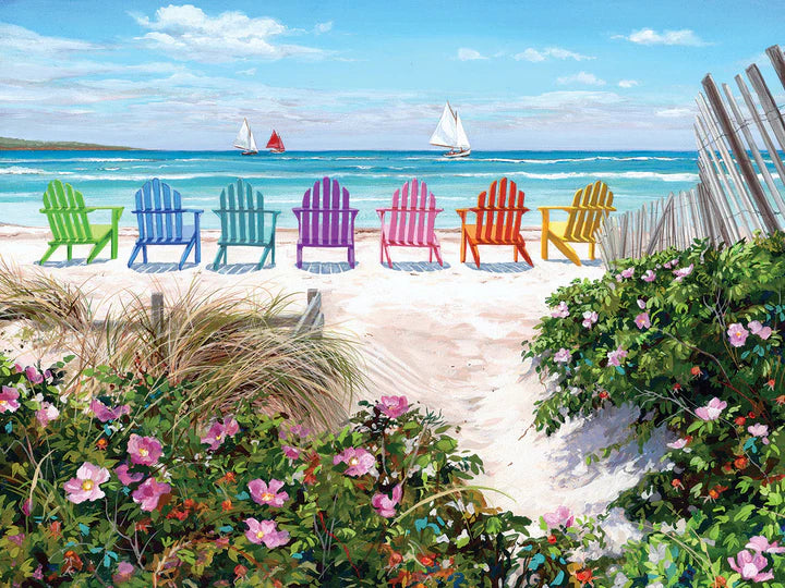Rainbow Chairs, Joelle McIntyre (500pcs)